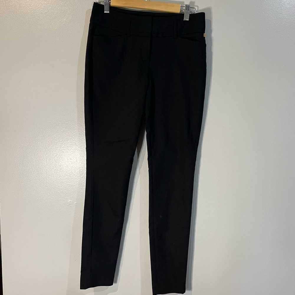 Black Ivanka Trump Skinny Ankle Dress Pants